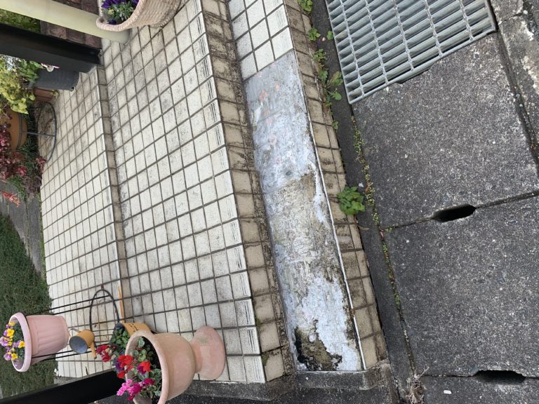 玄関 タイル 補修